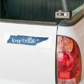 Knoxville, Tennessee Wood Grain Bumpersticker (Op Truck)