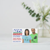 KNS Transplant Gear visitekaartje (Staand voorkant)