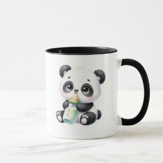 Knuffel Baby Panda Bamboe Koffiemok | Adorab Mok