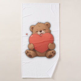 Knuffel beer badhanddoek