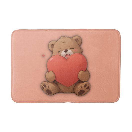 Knuffel beer badmat (Voorkant)