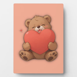 Knuffel beer fotoplaat