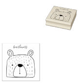 Knuffel Beer Rubberstempel (Gestempeld)