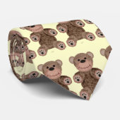 Knuffel Beer Stropdas (Opgerold)