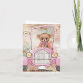 Knuffel beer wenskaart kaart (Achterkant)