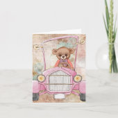 Knuffel beer wenskaart kaart (Voorkant)