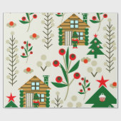 Knuffel Beren Cadeaupapier (Vlak)