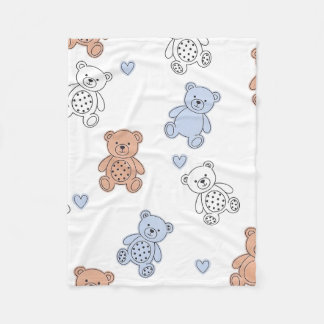 Knuffel Beren Kinderkamer Fleece Deken
