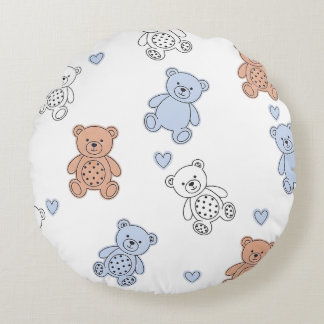 Knuffel Beren Kinderkamer Rond Kussen