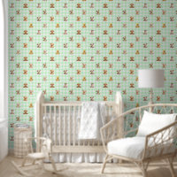 Knuffel Boerderij Dierenspeelgoed Green Plaid Baby