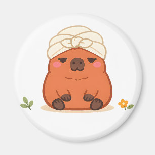 Knuffel Capybara Spadag Touw Turban Magneet