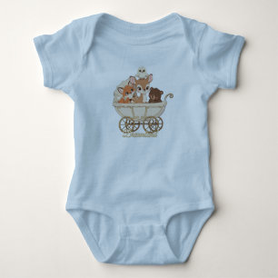 Knuffel Droomland Bosdieren Baby Vos, Hert Romper