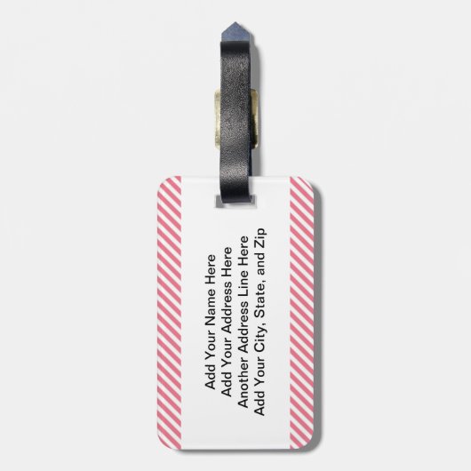 Knuffel een verpleegster Bagagelabel (Achterkant verticaal)