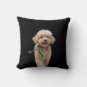 Knuffel Ivoorkleurige Pup Kussen