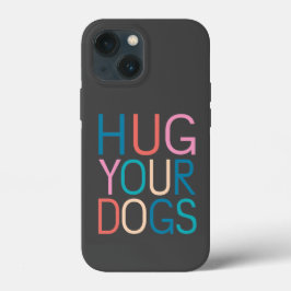 Knuffel je honden iPhone 13 mini hoesje