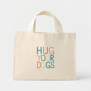 Knuffel je honden mini tote bag