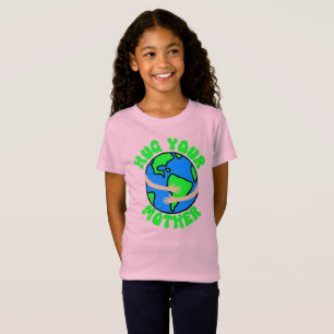 Knuffel je moeder aarde, Dag van de Aarde, Moederd T-shirt