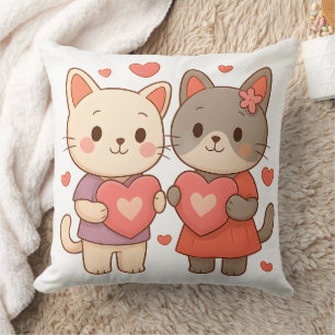 Knuffel Kabouterkatten Hart Worp Kussen