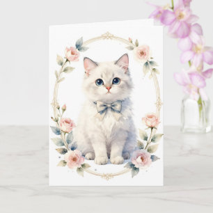 knuffel kat kaart