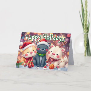 Knuffel Kerstkaart Feestdagen Kaart