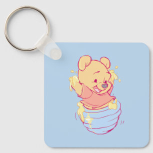 Knuffel Knijper Pooh Sleutelhanger