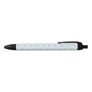 Knuffel Konijn Gezicht Konijn Patroon Zwarte Inkt Pen
