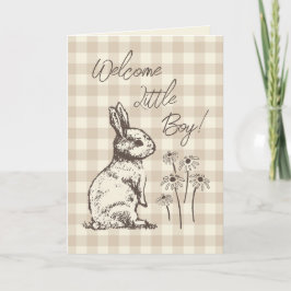 Knuffel Konijn Konijnen Bonanza - nieuwe baby jong Kaart