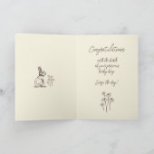 Knuffel Konijn Konijntjes Bonanza - nieuwe baby jo Kaart (Binnen)