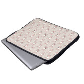 Knuffel konijn laptop hoes (Voorkant onderkant)