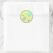 Knuffel Konijn Sticker (Tas)
