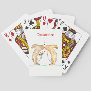 Knuffel Konijnenpaar Thunder_Cove Pokerkaarten