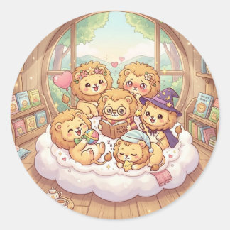 Knuffel Leeuw Verhaaltijd Nursery Sticker