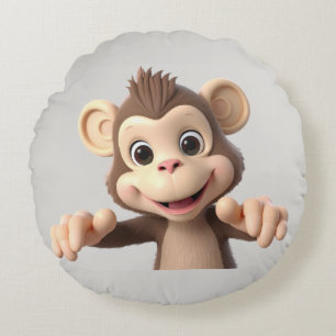 Knuffel me aap rond kussen