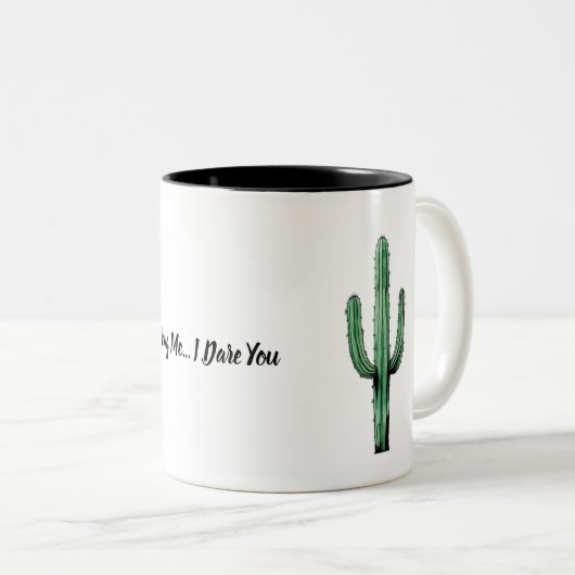 Knuffel me cactus Mok - Grappig & vet ontwerp (Voorkant rechts)