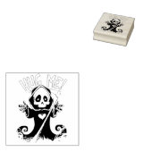 Knuffel me Grim Reaper - Halloween Rubberstempel (Gestempeld)