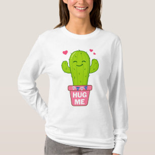 Knuffel me, ik ben een leuke cactus t-shirt