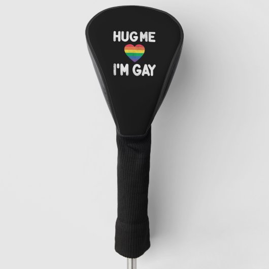 knuffel me im gay golfheadcover (Voorkant)