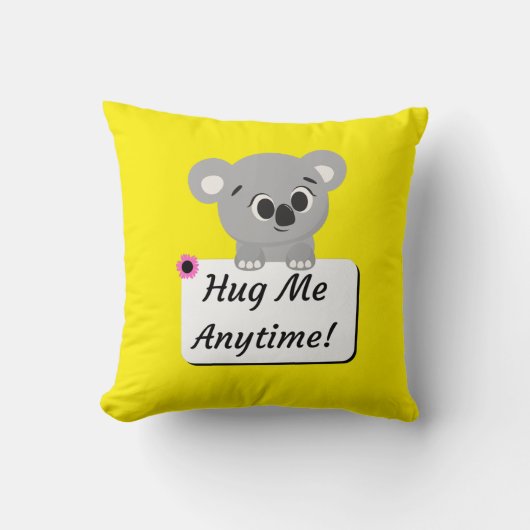 Knuffel Me Kola Werp Kussen (Voorkant)