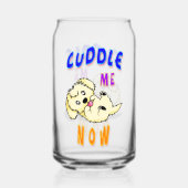 Knuffel me nu blikvorm glas (Voorkant)