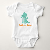 Knuffel-me-saurus: Huggable Dino Delight Romper (Voorkant)