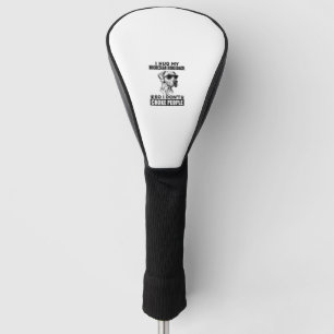 Knuffel mijn Rhodesian Ridgeback zodat ik mensen n Golfheadcover