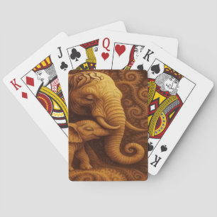 Knuffel Olifanten Pokerkaarten