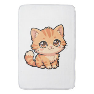 Knuffel Oranje Tabby Poes Badmat