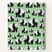 Knuffel Panda Beer Patroon Notitieboek (Achterkant)