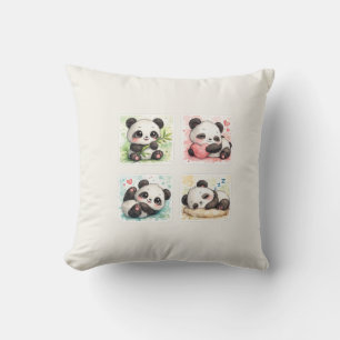 Knuffel Panda Worpkussen Kussen