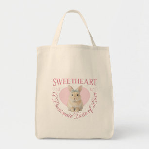 Knuffel Roze Konijn Tote Bag