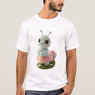 Knuffel Rups Een Whimsicale Gehaakte Vriend T-Shir T-shirt