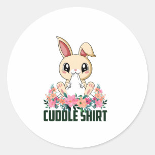 Knuffel Shirt Bunny Pyjamas Pyjamas Nachtshirt Rab Ronde Sticker