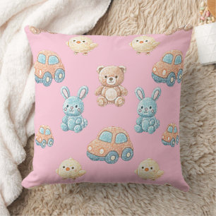 Knuffel Teddy & Bunny Kinderen Worp Kussen