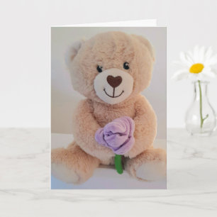 Knuffel Teddybeer Gefeliciteerd met jullie nieuwe Kaart